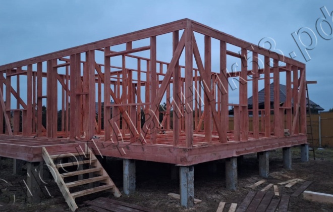 4 Каркасный дом Д-3, 9x8.5м, 67,5 М², Московская область, Истринский район, коттеджный посёлок Еремеево Лайф (19)